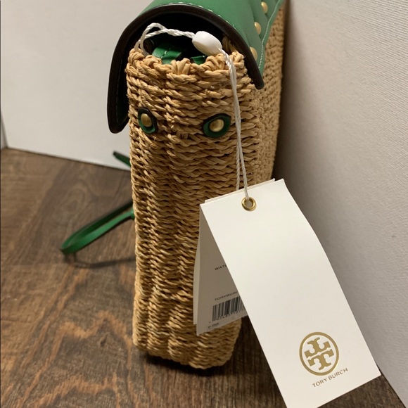 NWT Tory Burch Classic Miller Straw crossbody Bag - Picture 12 of 16